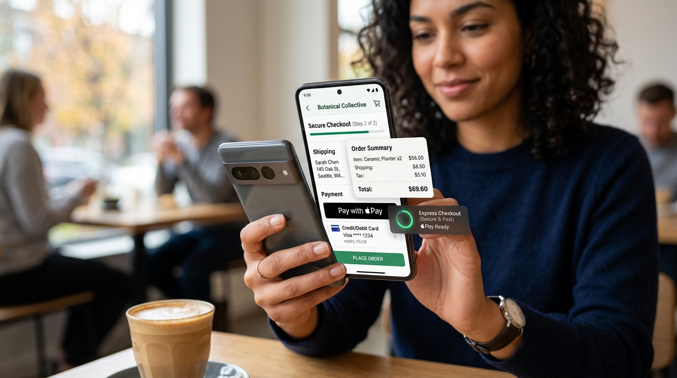 ecommerce web development trends 2026 mobile checkout